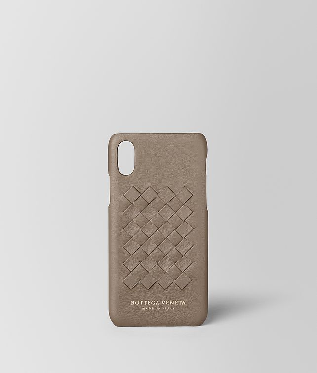 BOTTEGA VENETA LIMESTONE INTRECCIATO NAPPA HIGH-TECH CASE Tech Accessory E fp