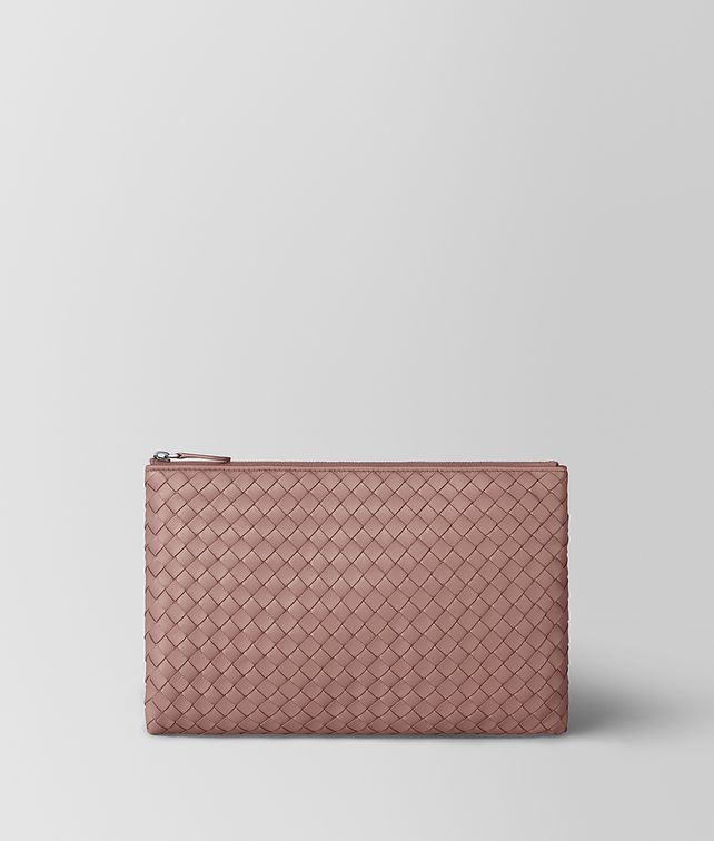 BOTTEGA VENETA 데코 로즈 인트레치아토 나파 도큐먼트 케이스 기타 레더 액세서리 E fp