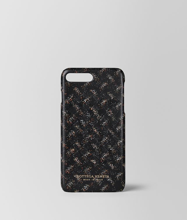 BOTTEGA VENETA ÉTUI POUR APPAREIL HIGH-TECH EN CUIR INTRECCIATO MULTICOLOR AVEC MICRO-POIS Accessoire technologique E fp