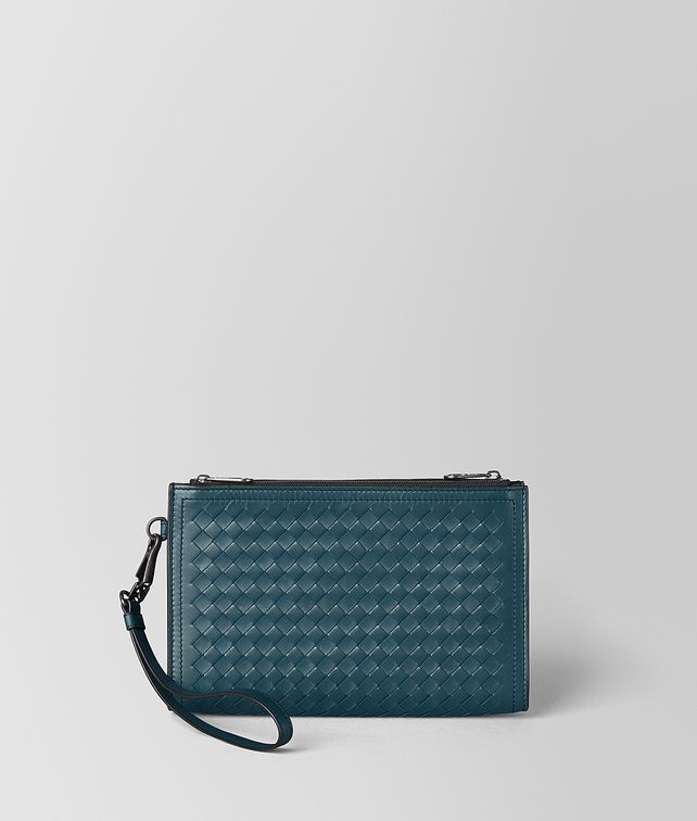 BOTTEGA VENETA MULTI-FUNCTIONAL CASE IN LEGGERO INTRECCIATO Pouch Man fp