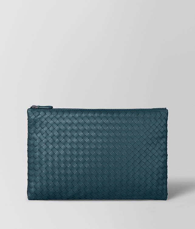 BOTTEGA VENETA PORTE-DOCUMENTS EN CUIR NAPPA INTRECCIATO Pochette E fp