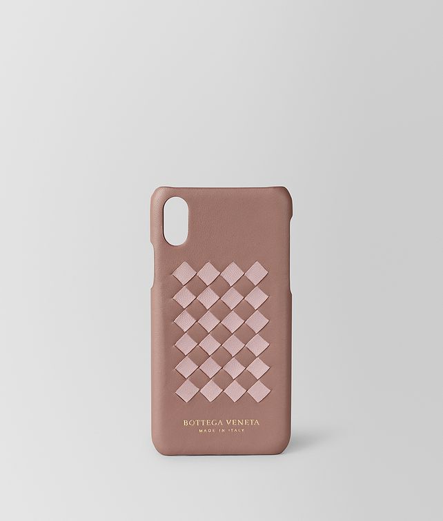 BOTTEGA VENETA CUSTODIA HIGH-TECH IN INTRECCIATO CHECKER Accessorio hi-tech E fp