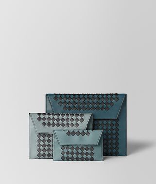 MULTIPOUCH IN INTRECCIATO CHECKER 