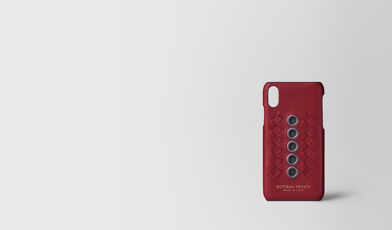 hi-tech case in nappa eyelets landing