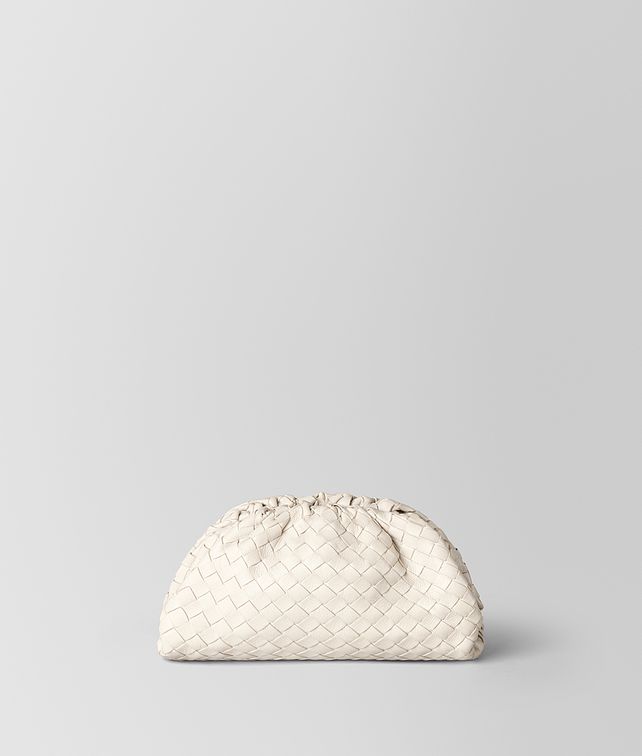 BOTTEGA VENETA THE POUCH 20 IN VELVET CALF INTRECCIATO Mini Bag and Pouche Woman fp