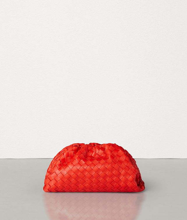 BOTTEGA VENETA BORSA POUCH 20 IN INTRECCIATO VITELLO VELVET Borsa mini e pochette Donna fp