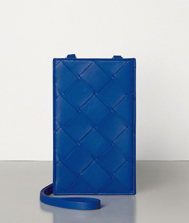 BOTTEGA VENETA NECK POUCH IN INTRECCIATO NAPPA Other Accessories Man fp