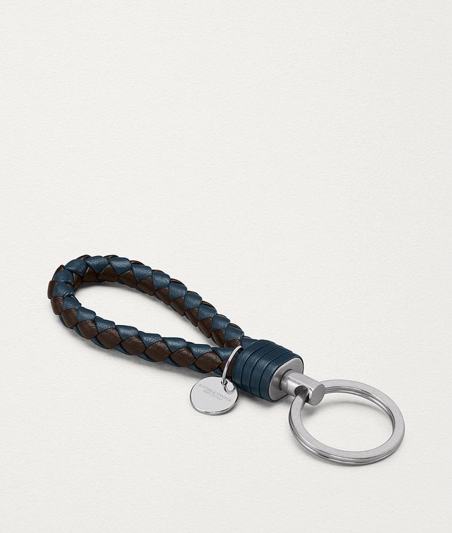 BOTTEGA VENETA KEY HOLDER IN BICOLOUR INTRECCIATO NAPPA Other Accessories E fp