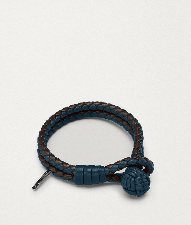 BOTTEGA VENETA BRACELET IN INTRECCIATO NAPPA BICOLOR Other Accessories E fp