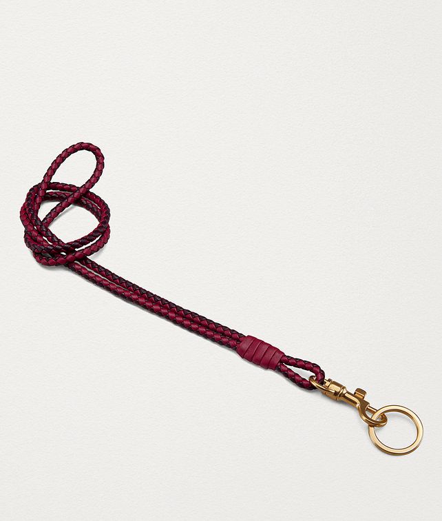 BOTTEGA VENETA KEY HOLDER IN BICOLOUR INTRECCIATO NAPPA Other Accessories Woman fp