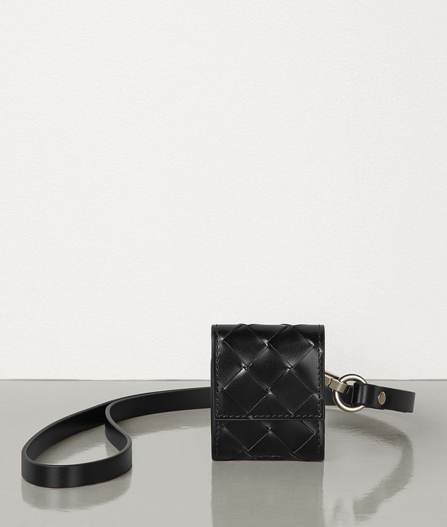 BOTTEGA VENETA AIRPODS CASE IN INTRECCIATO SPAZZOLATO CALF Other Accessories Man fp