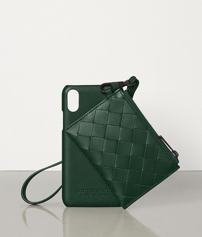 BOTTEGA VENETA IPHONE XS CASE IN INTRECCIATO VN Other Accessories Man fp