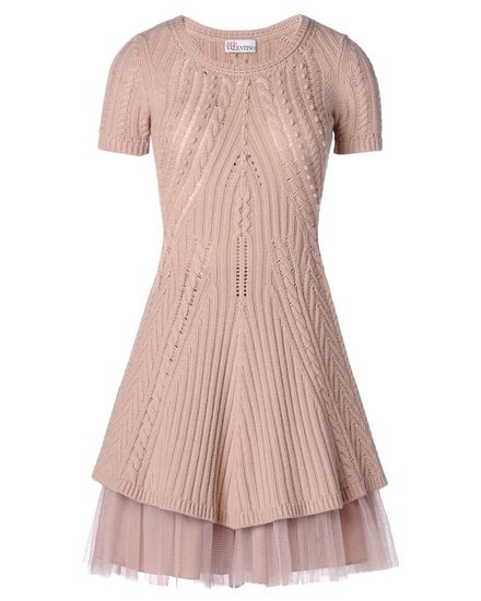 aran wool dress