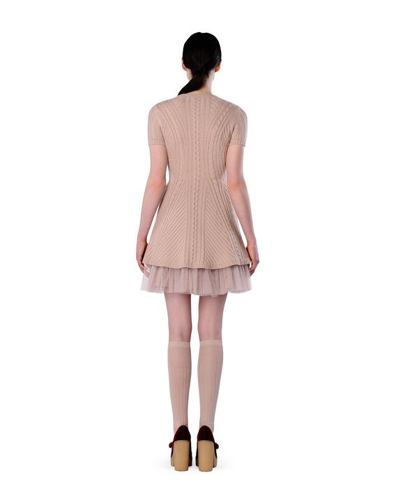 aran wool dress