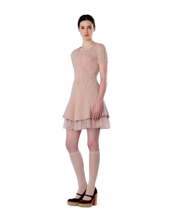 aran wool dress