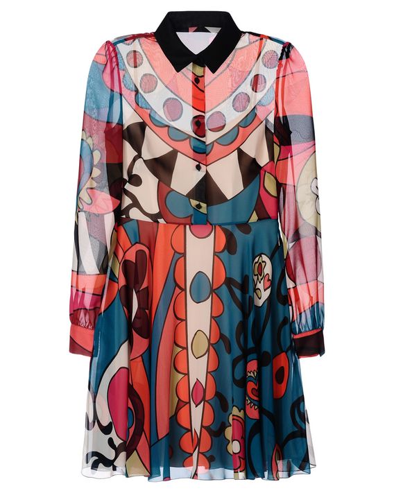 REDValentino Psychedelic Print Silk Dress - Dress for Women ...