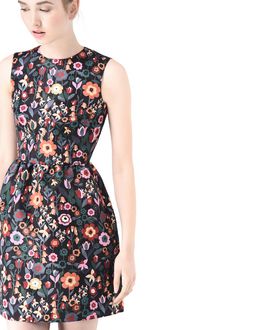 red valentino flower dress