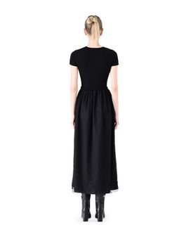REDValentino Macroflower Intarsia Knit And Tulle Dress - Dress for ...