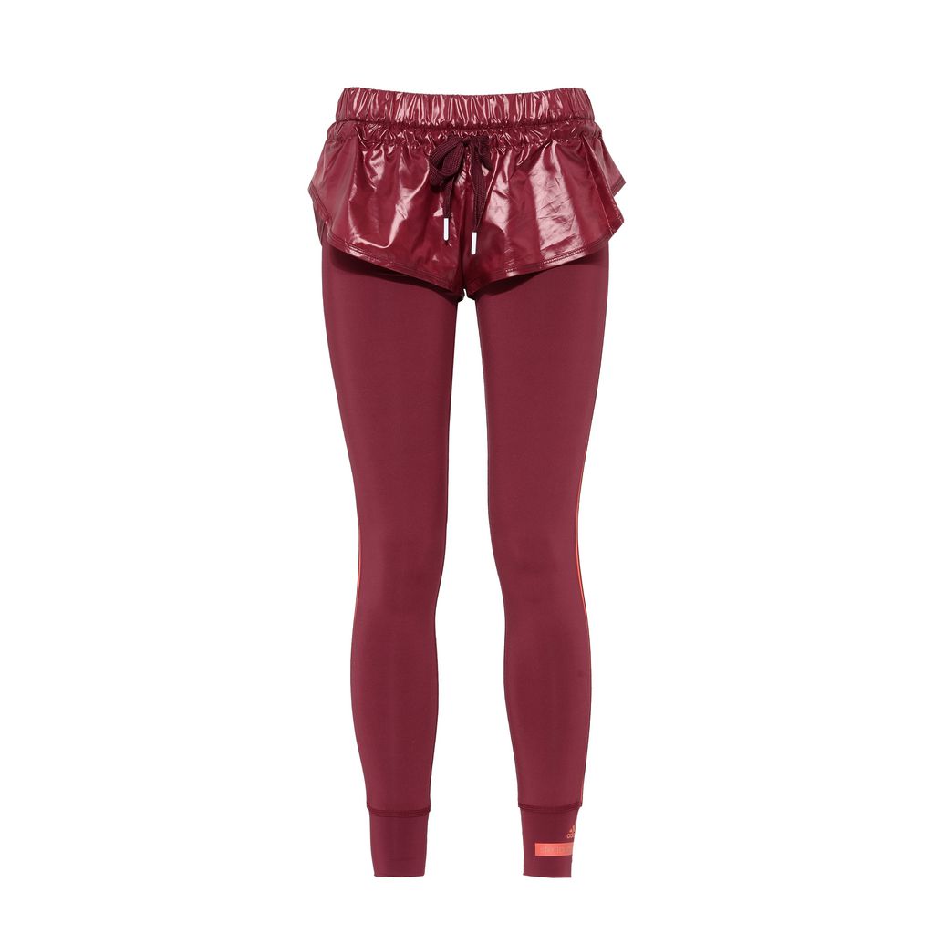 Cherry Shorts Over Leggings Adidas By Stella Mccartney