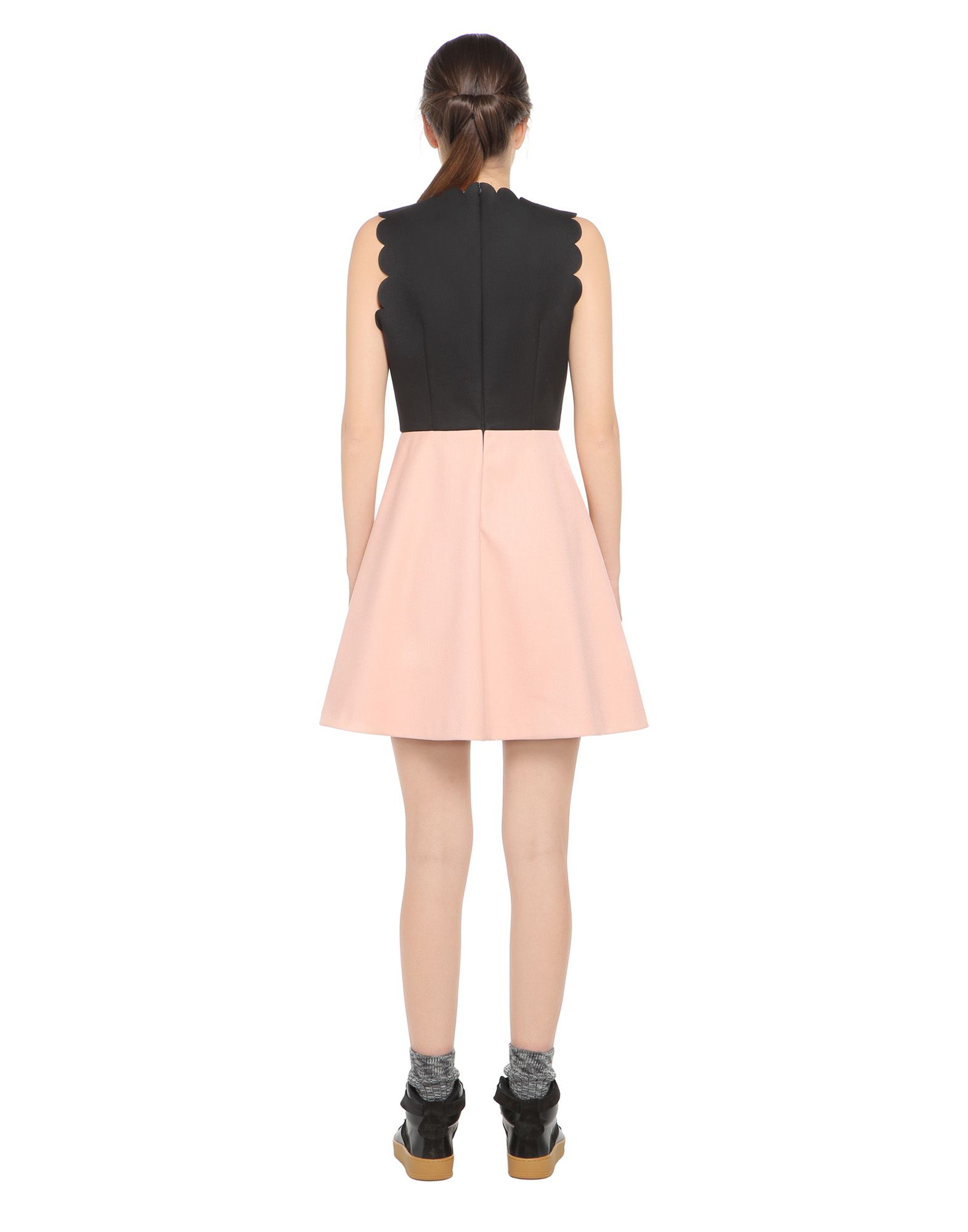 REDValentino Scallop And Lace Detail Tricotine Dress - Dress for Women ...