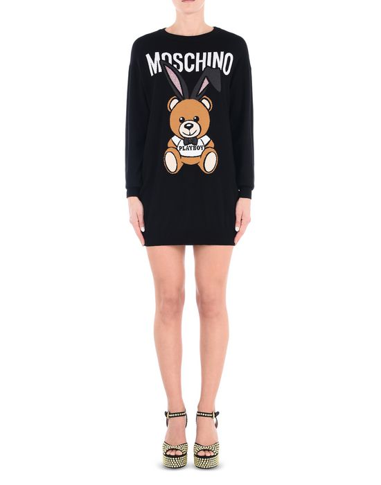 No 5.487. Платье черное Москино 2007. Moschino платье с коровами. Москино глаз. Aeffe Moschino черное платье.