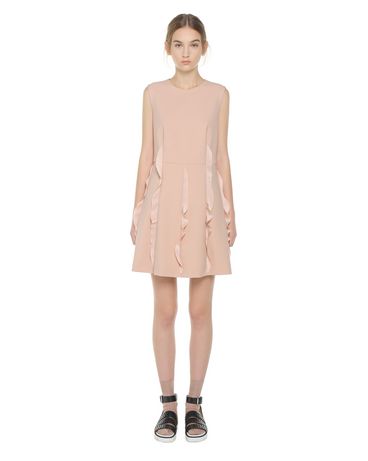 Redvalentino Ruffle Detail Cady Tech Dress Day For Redvalentino Ruffle Detail Cady Tech Dress