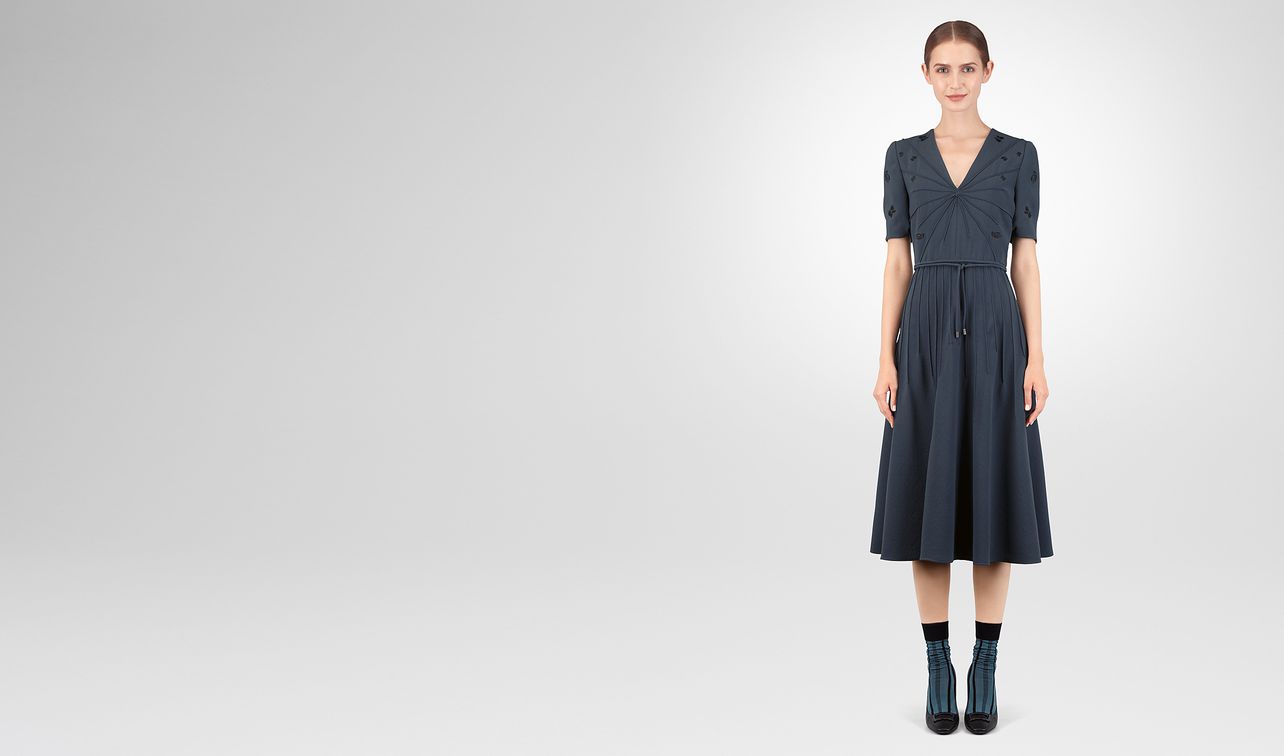 denim viscose dress landing