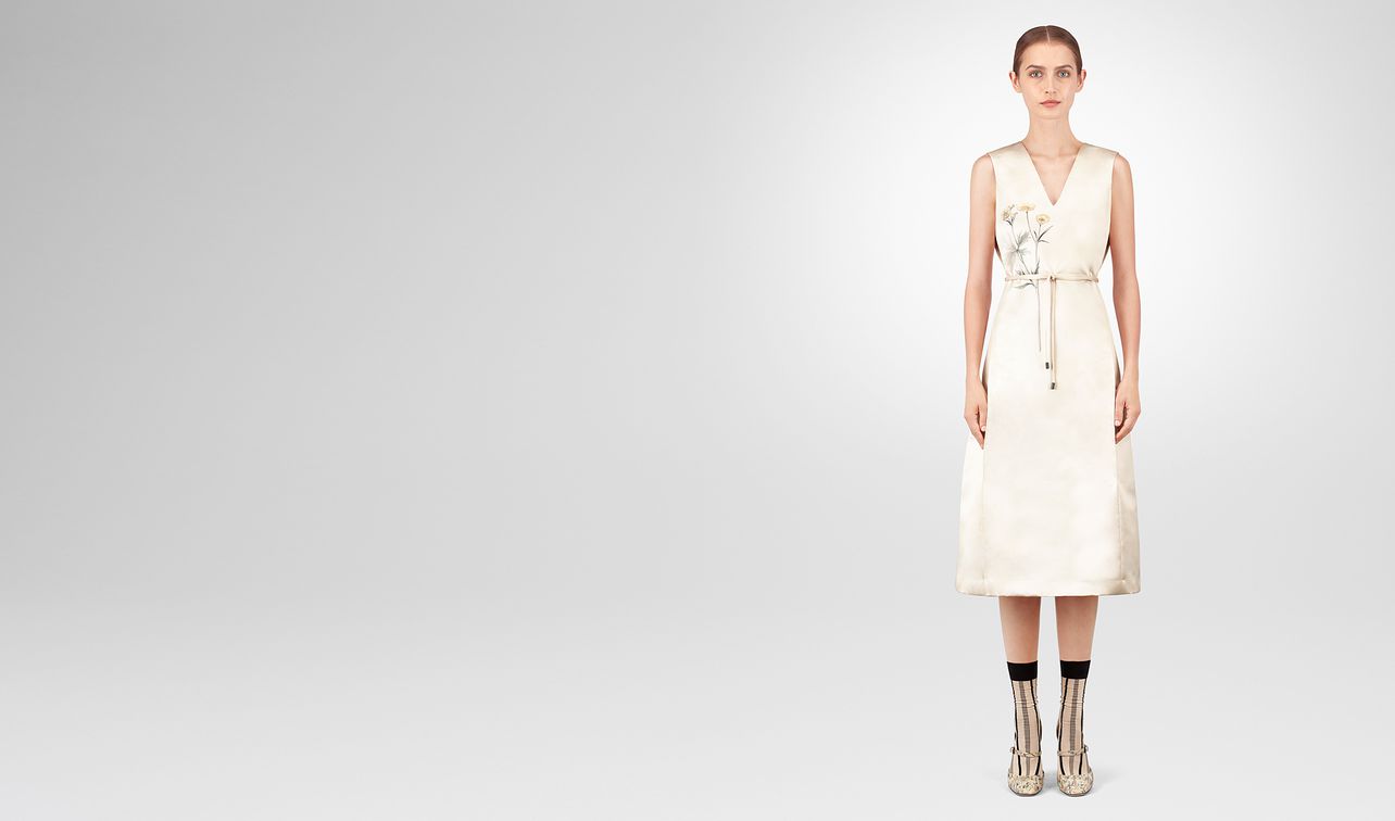 botanical print tech duchesse dress landing