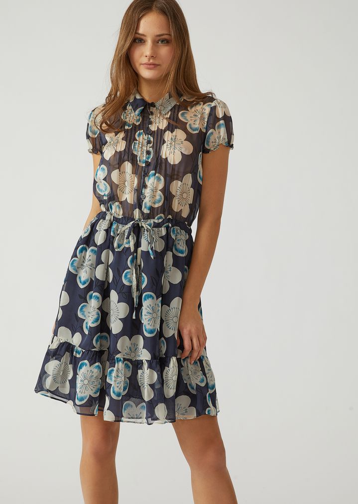 Silk Chiffon Dress