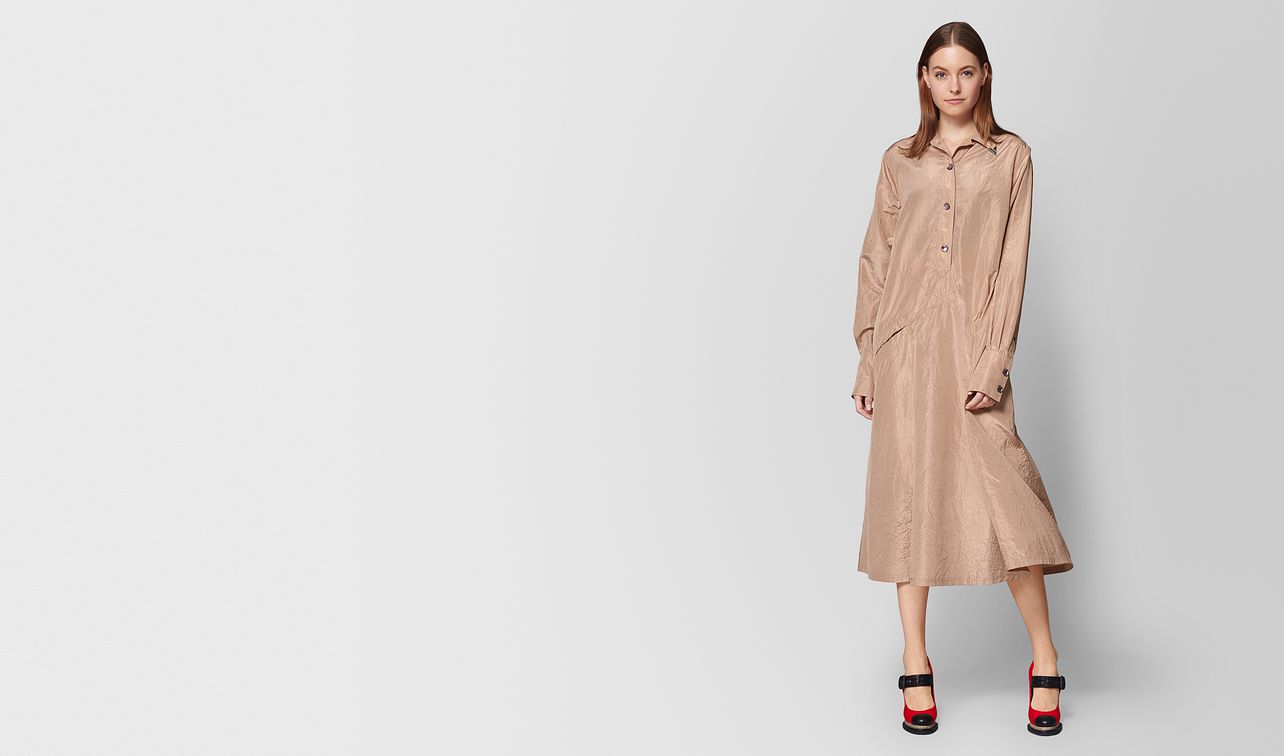 peach rose silk dress landing