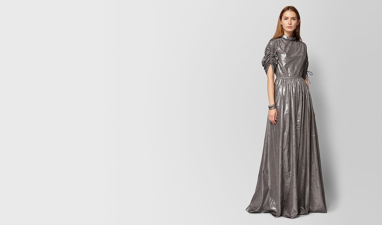 robe en soie steel landing