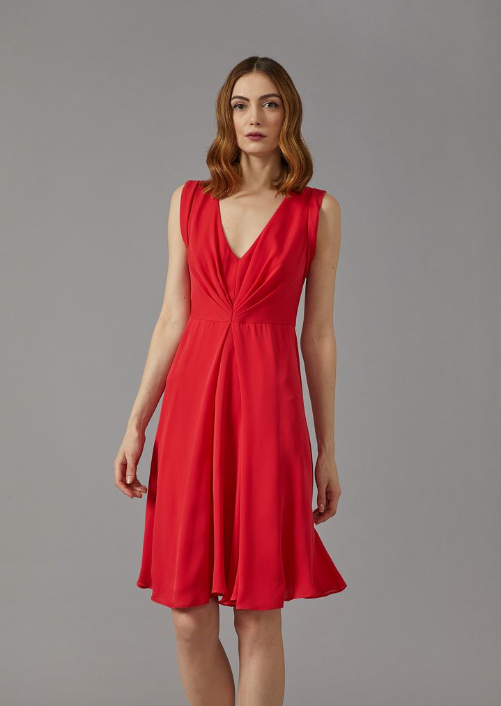 armani red dress