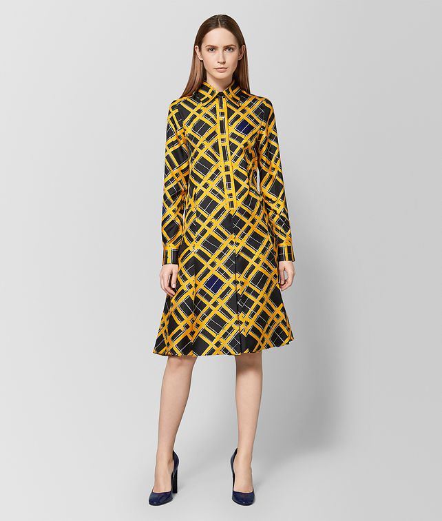 BOTTEGA VENETA MULTICOLOR SILK DRESS Dress Woman fp