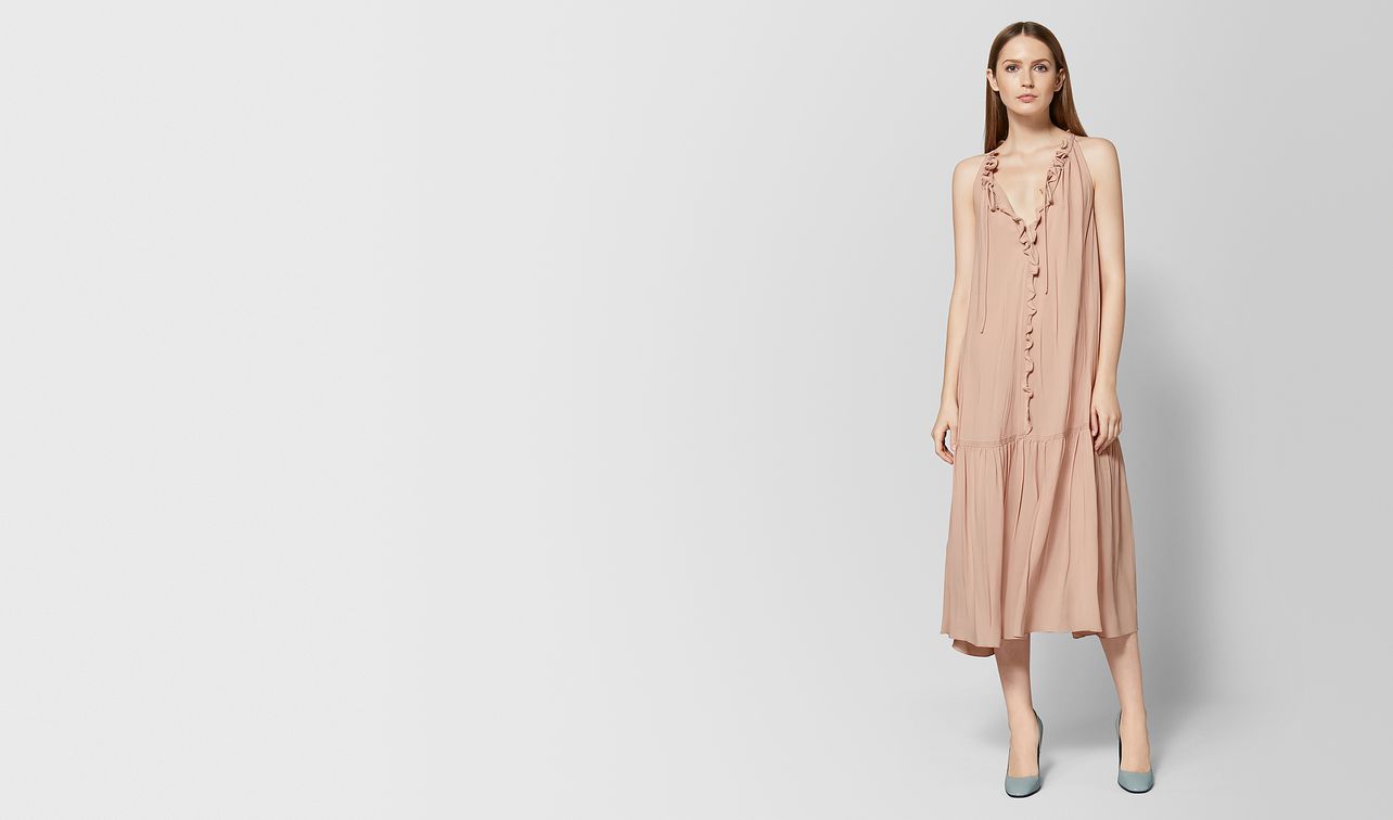 peach rose silk dress landing