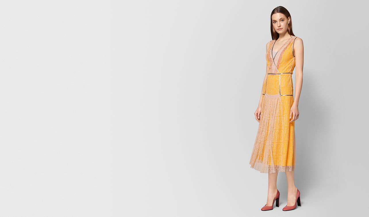 multicolor silk dress landing