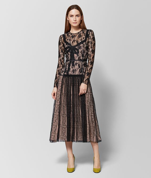BOTTEGA VENETA MULTICOLOR LACE DRESS Dress Woman fp