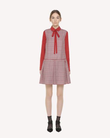 REDValentino Lightweight Prince of Wales dress