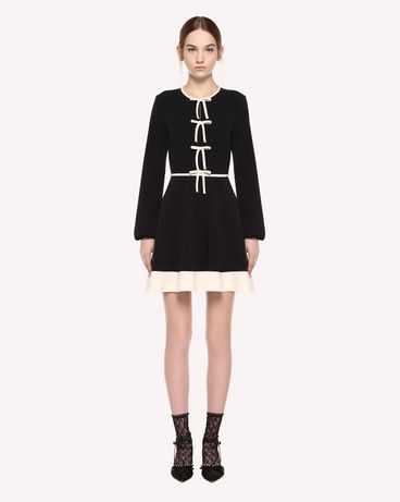 REDValentino Stretch Frisottine dress with bow detail