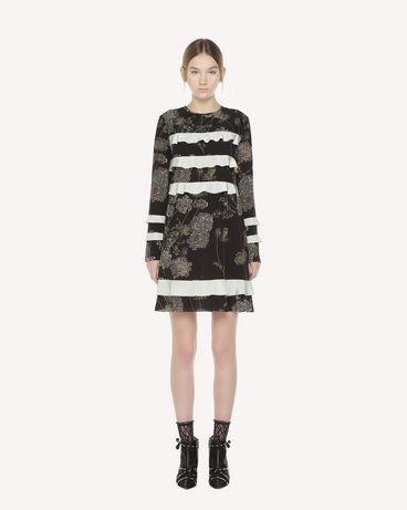 REDValentino Spontaneous Flowers printed Silk dress