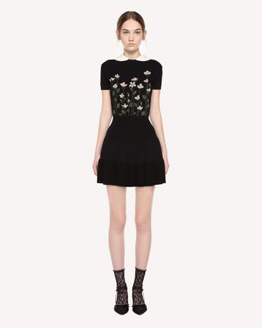 REDValentino Stretch viscose Garden of Metamorphosis jacquard knit dress