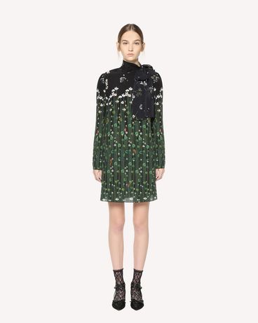 REDValentino Garden of Metamorphosis printed Silk dress
