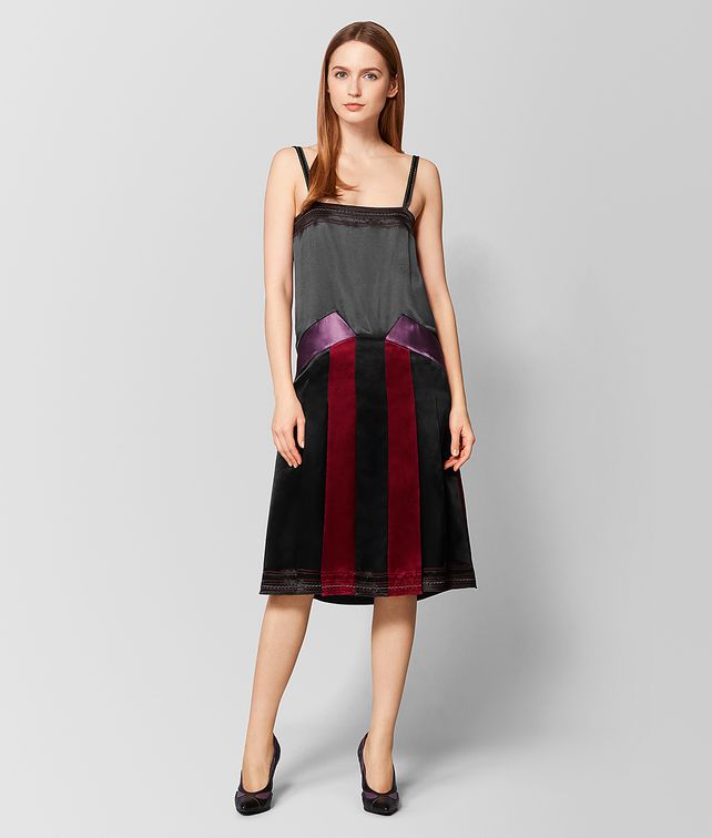 BOTTEGA VENETA MULTICOLOR SATIN DRESS Dress Woman fp