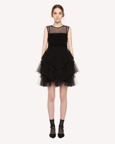 REDValentino Flounced Tulle dress