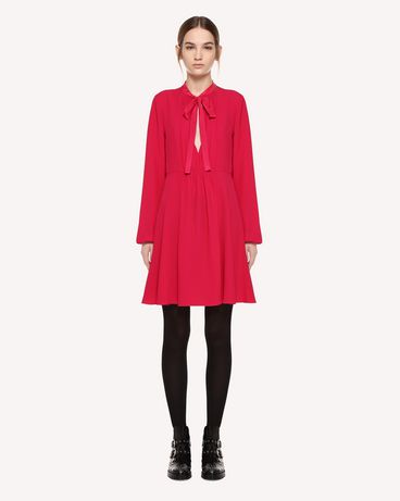 REDValentino Abito in Crepe Envers Satin