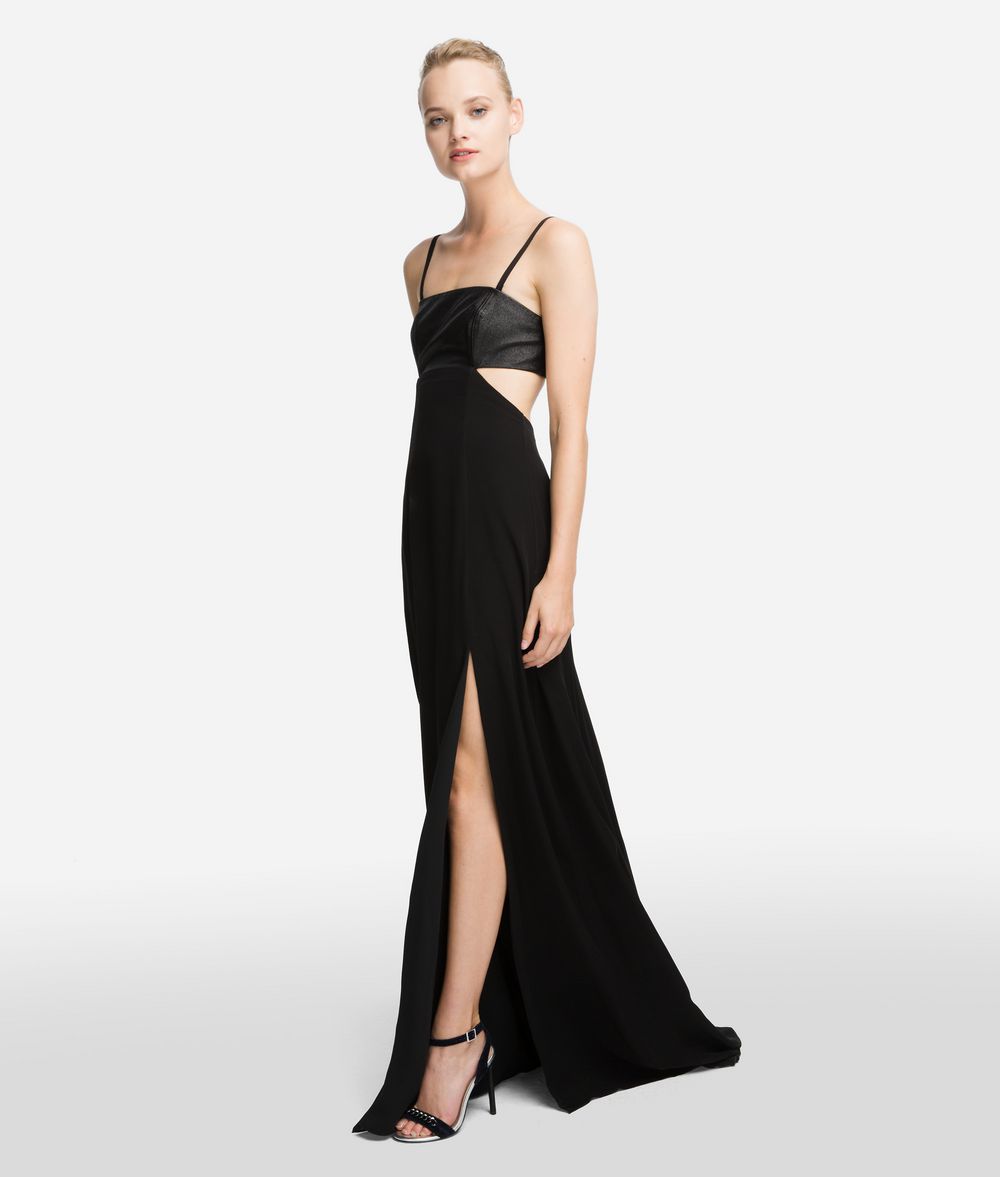 KARL LAGERFELD Karl x Kaia Maxikleid aus Seide Kleid Damen f