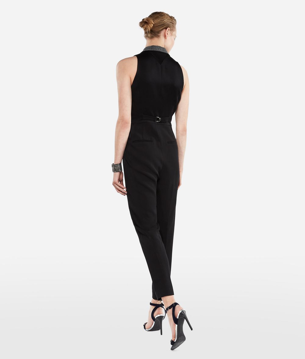 KARL LAGERFELD Smoking-Jumpsuit mit Verzierung Overall Damen d