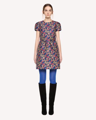 REDValentino Dress in Rose Ramage Jacquard