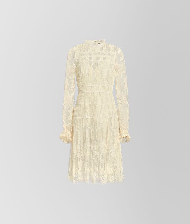 BOTTEGA VENETA DRESS IN SILK LACE Dress Woman fp