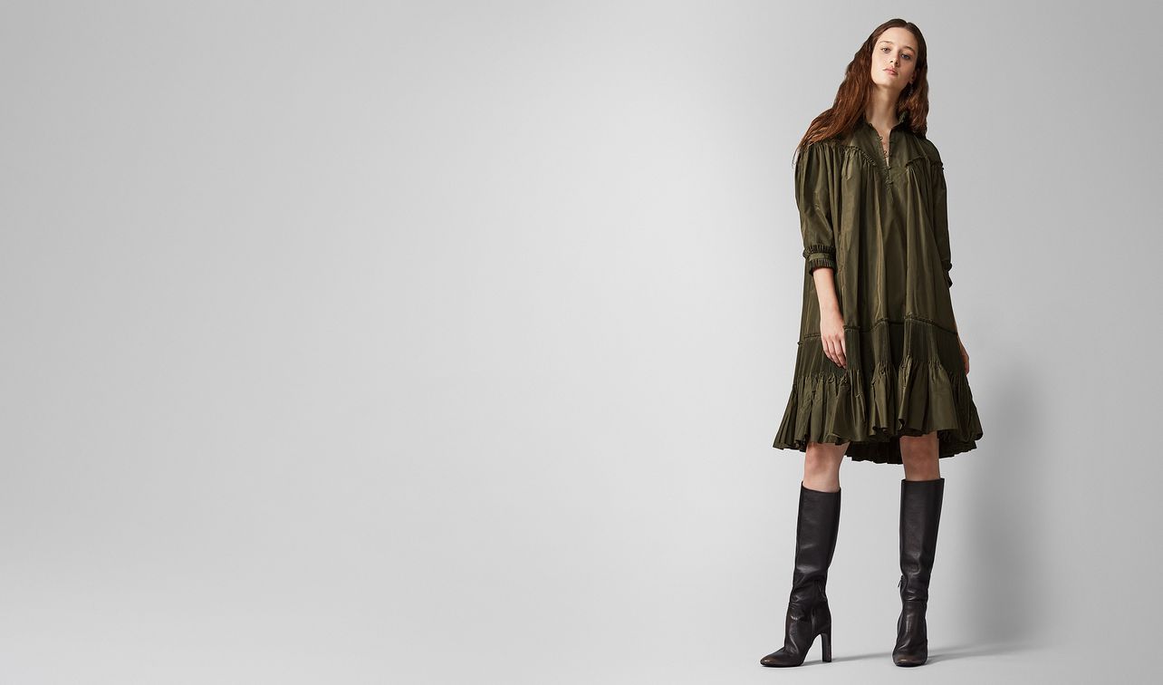dress in silk landing