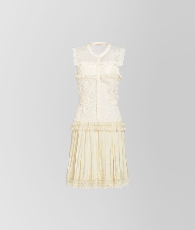 BOTTEGA VENETA DRESS IN SILK LACE Dress Woman fp